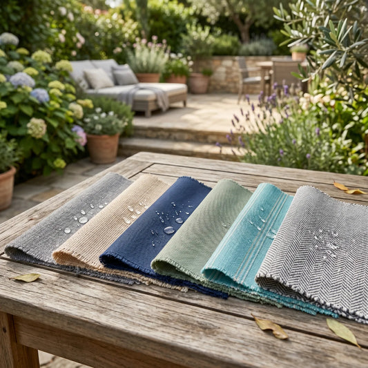 Outdoor-Stoffe im Vergleich Welcher Stoff für Garten und Terrasse