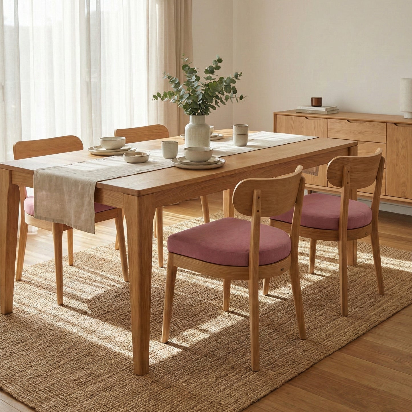 Halbrundes kissen fur Stuhl ins Eszimmer