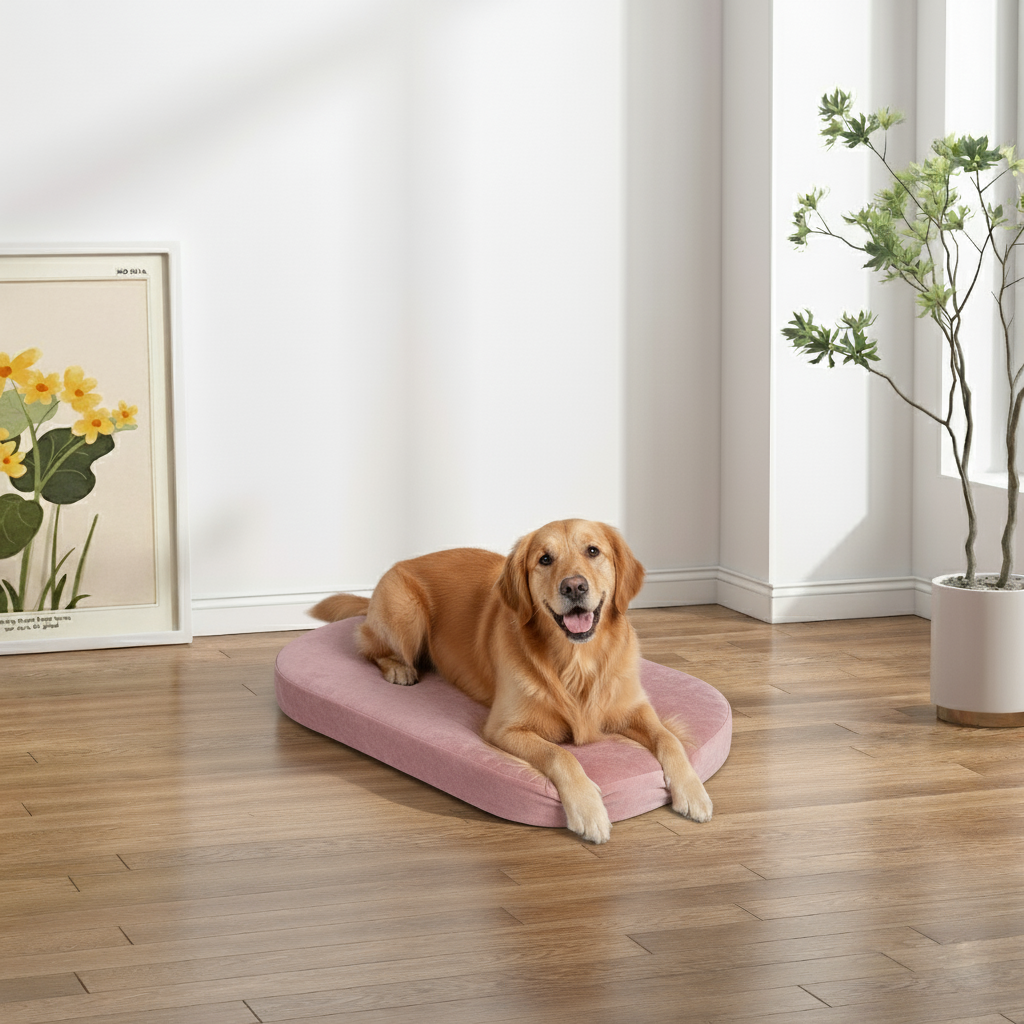 Ovale und runde Hundebetten nach Maß