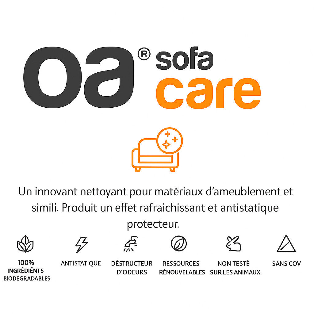 OA Sofa-Care limpiador para muebles tapizados modo de empleo