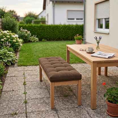 Braun Outdoor Bankauflage nach Mass