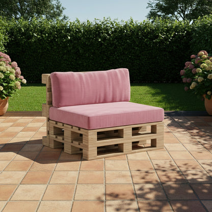 Palettenkissen mit Flopkissen Rückenlehne nach Maß