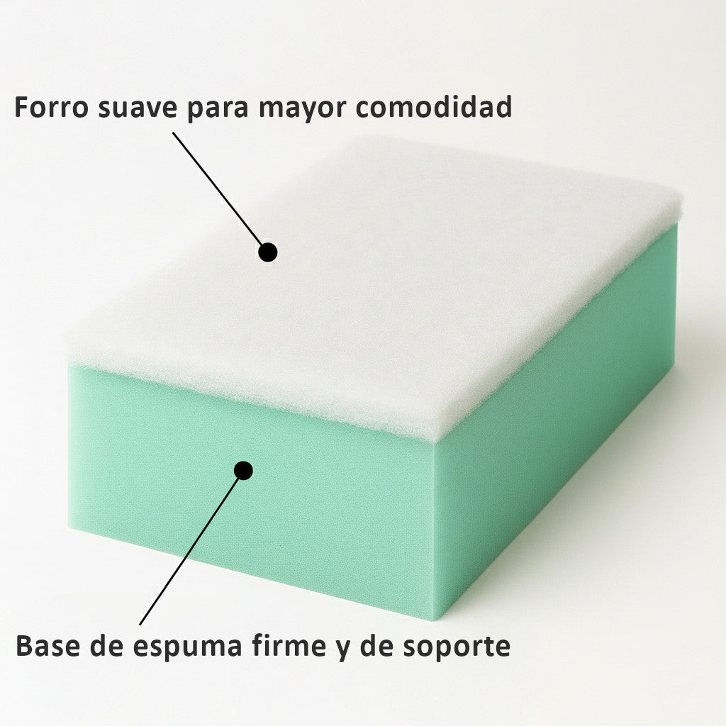 Relleno de espuma para cojín con forro polar