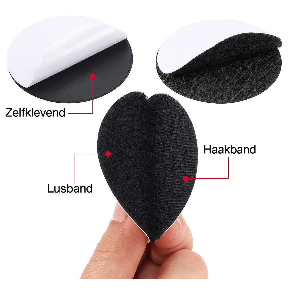 Círculos de velcro autoadhesivos