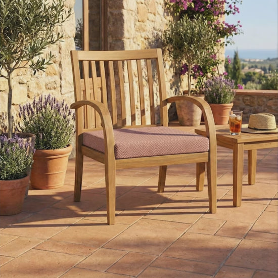 Sitzbank Polster & Bankauflage Outdoor – 5 oder 8 cm stark, mit Reißverschluss, wasserabweisend, UV-beständig und mit Befestigungsbändern